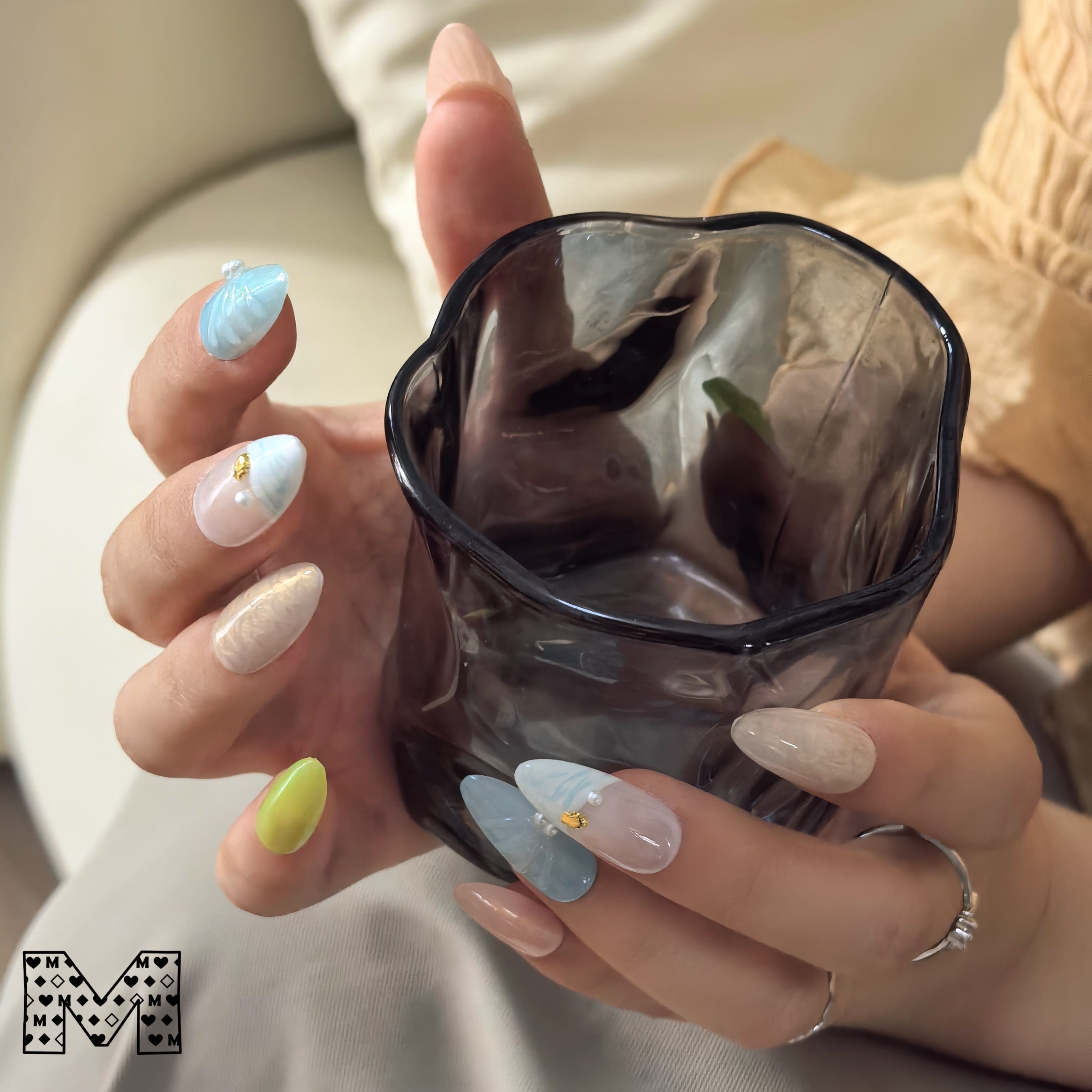 Bunte und verträumte Nail Art Sticker